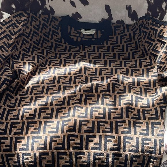 Fendi Knitwear Brown/Black Sweater - Picture 2 of 4